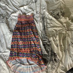 Colorful sleeveless dress